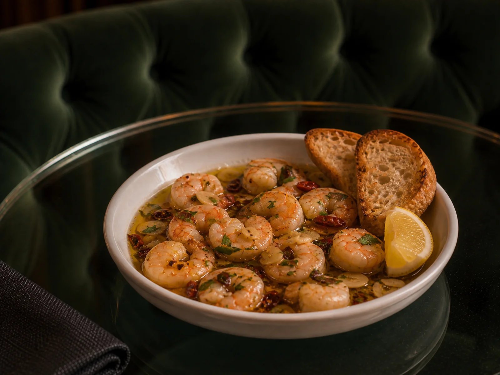 Madrid Garlic Shrimp Skillet