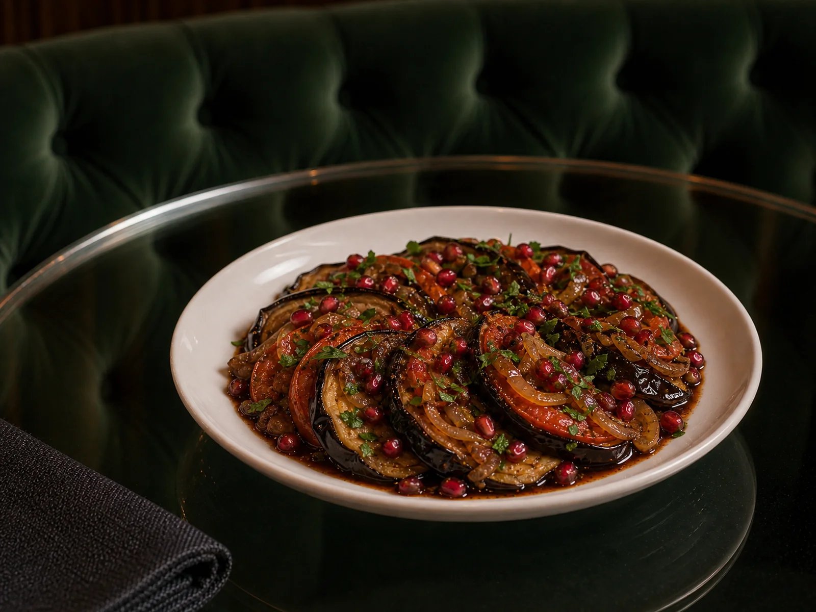 Eggplant Bake with Pomegranate