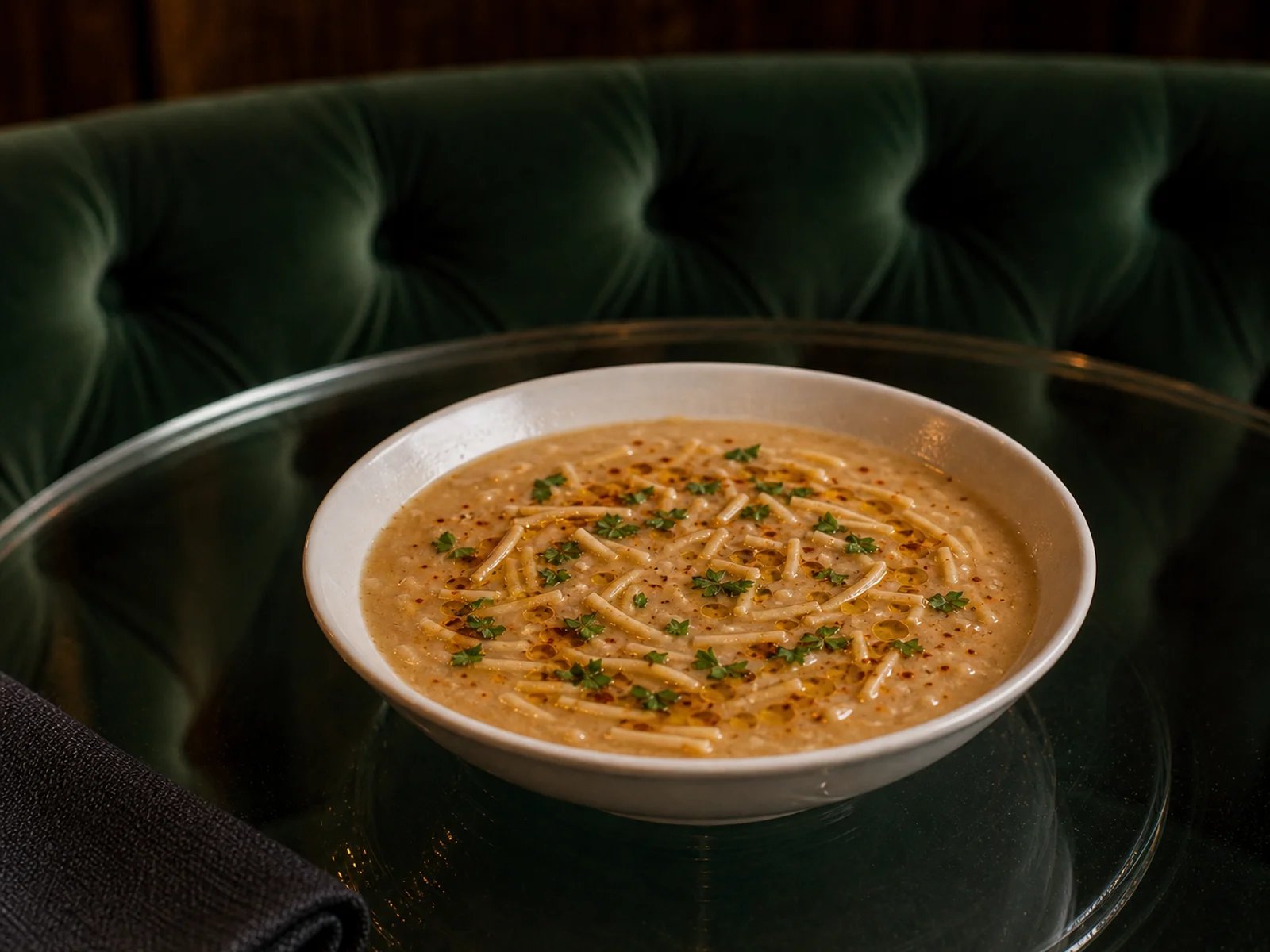 Kırşehir-Mehlsuppe mit Nudeln