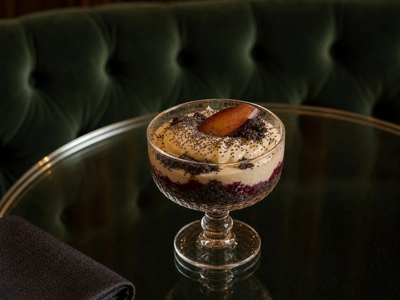 Plum Makowiec Dessert Cup