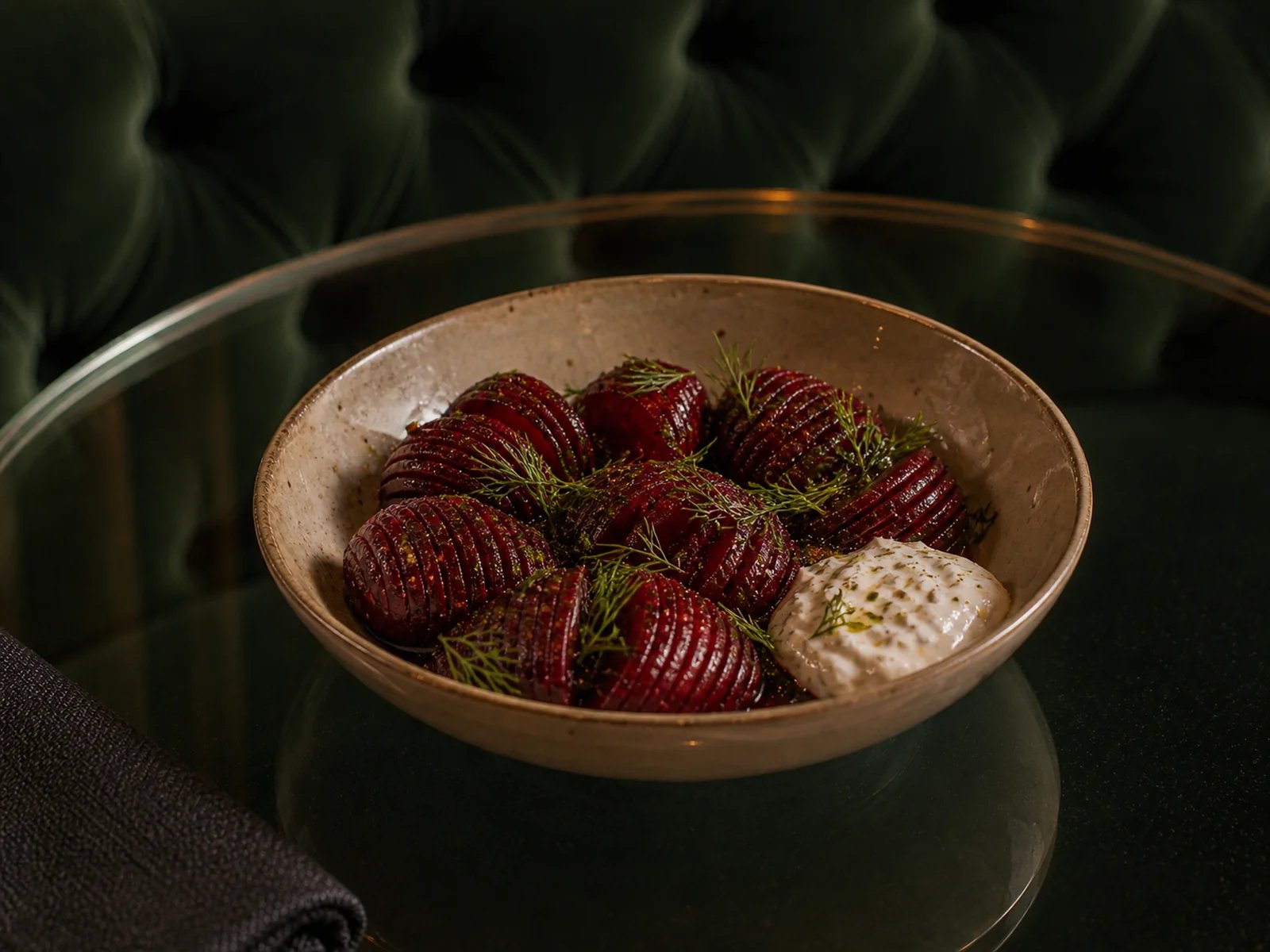 Hasselback Beet Salad