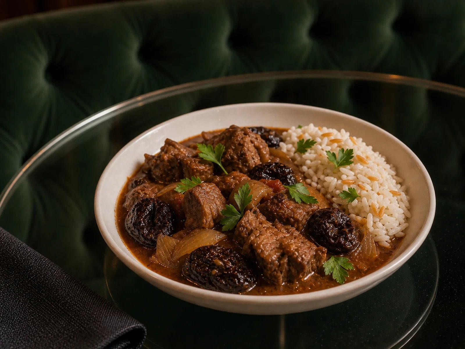Lamb Stew with Plums
