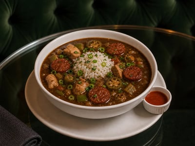 New Orleans Tavuklu Gumbo