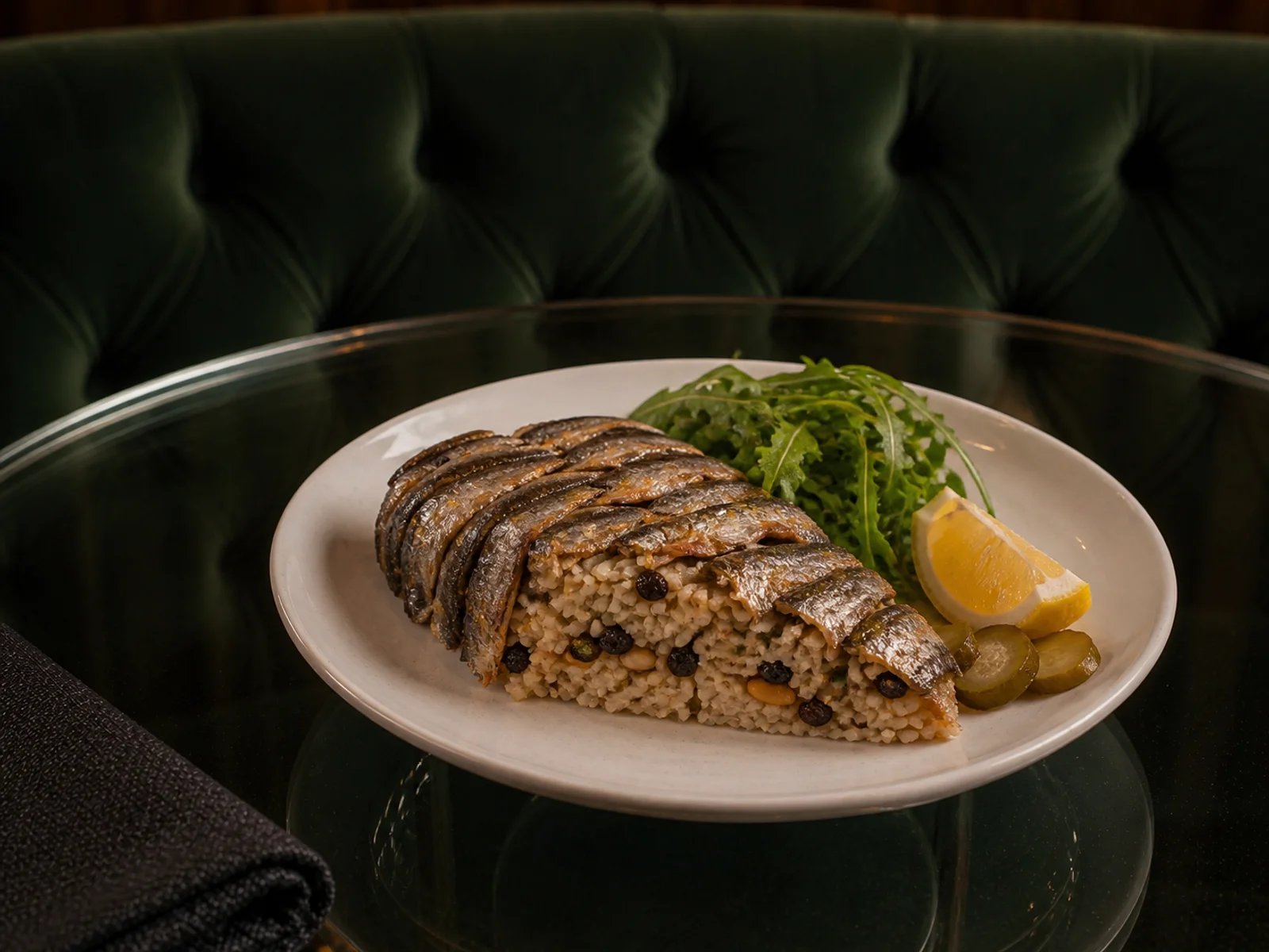 Trabzon Anchovy Pilaf Tray