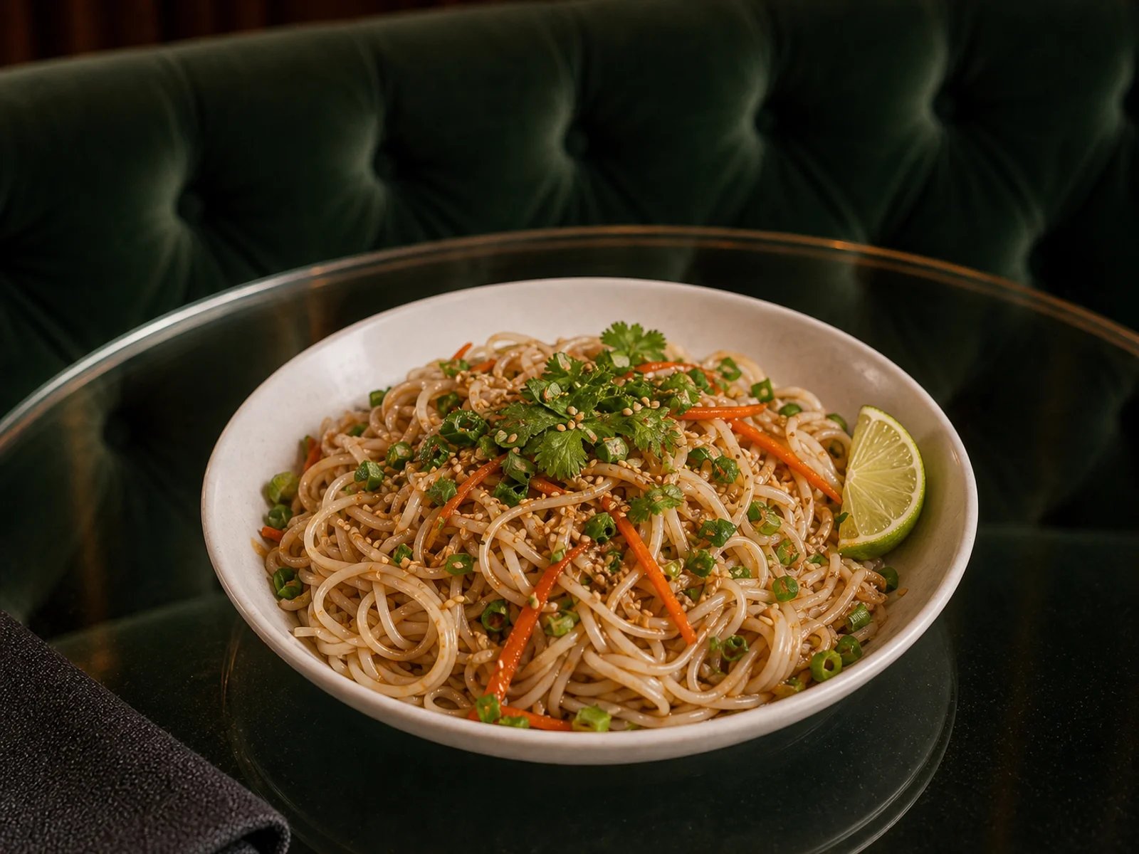 Lemongrass Rice Noodle Bowl