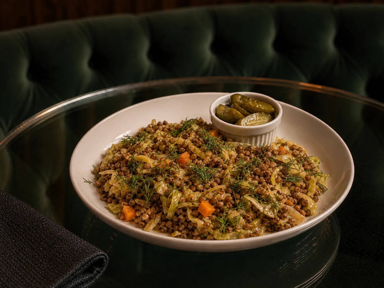 Russian Cabbage Buckwheat Skillet