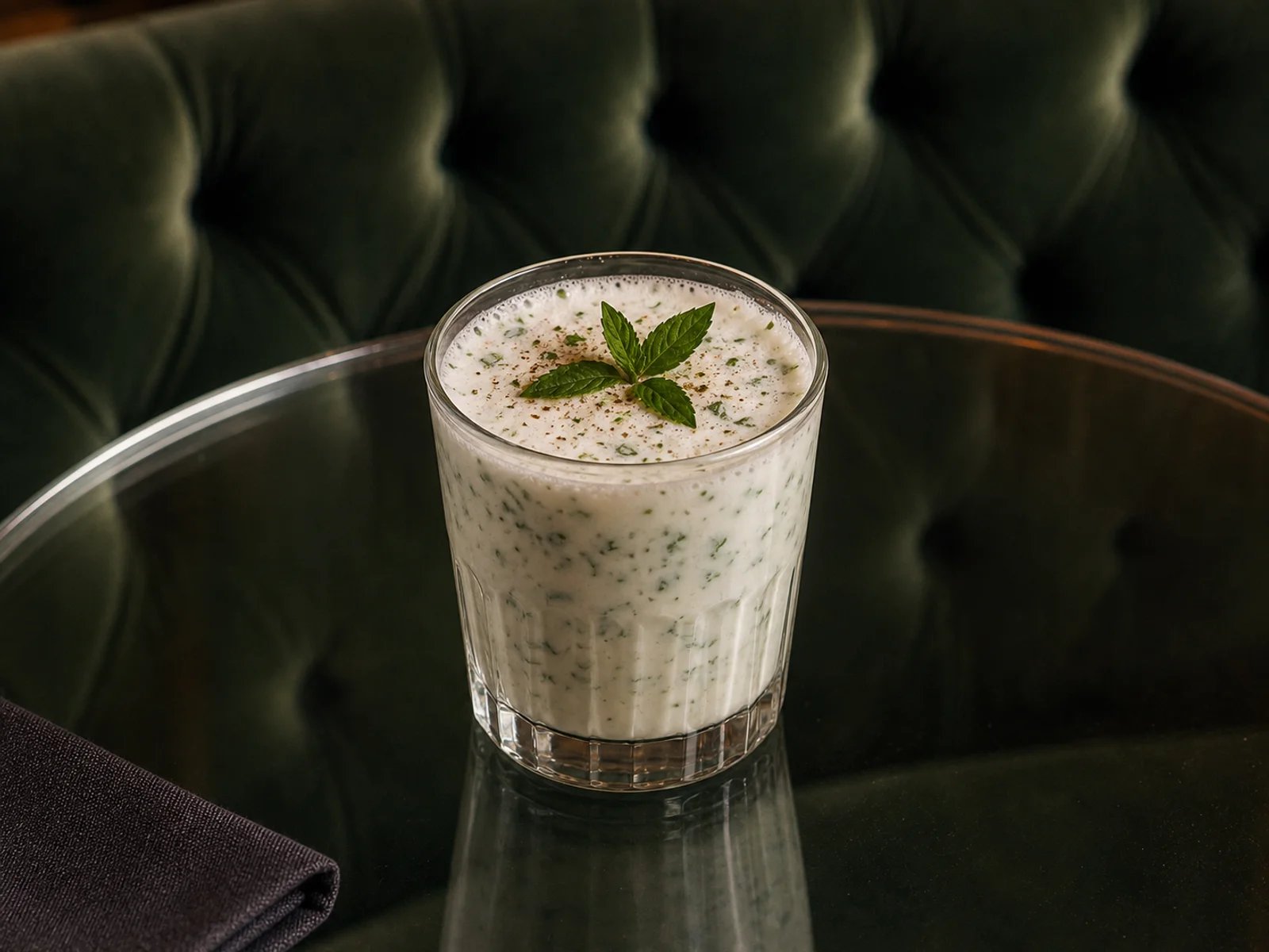Ayran with Wild Mint