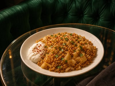 Corti Aşlı Bulgur Pilavı
