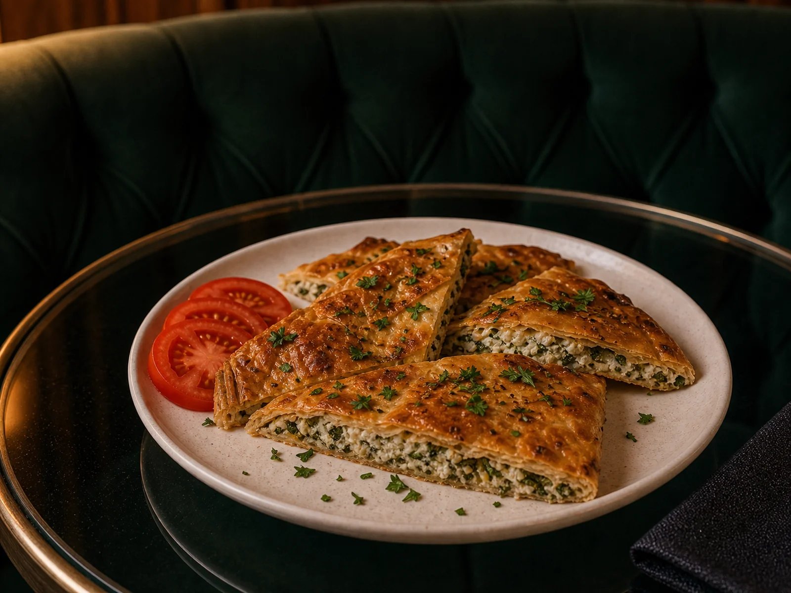 Tandır-Börek mit Kräuterkäse