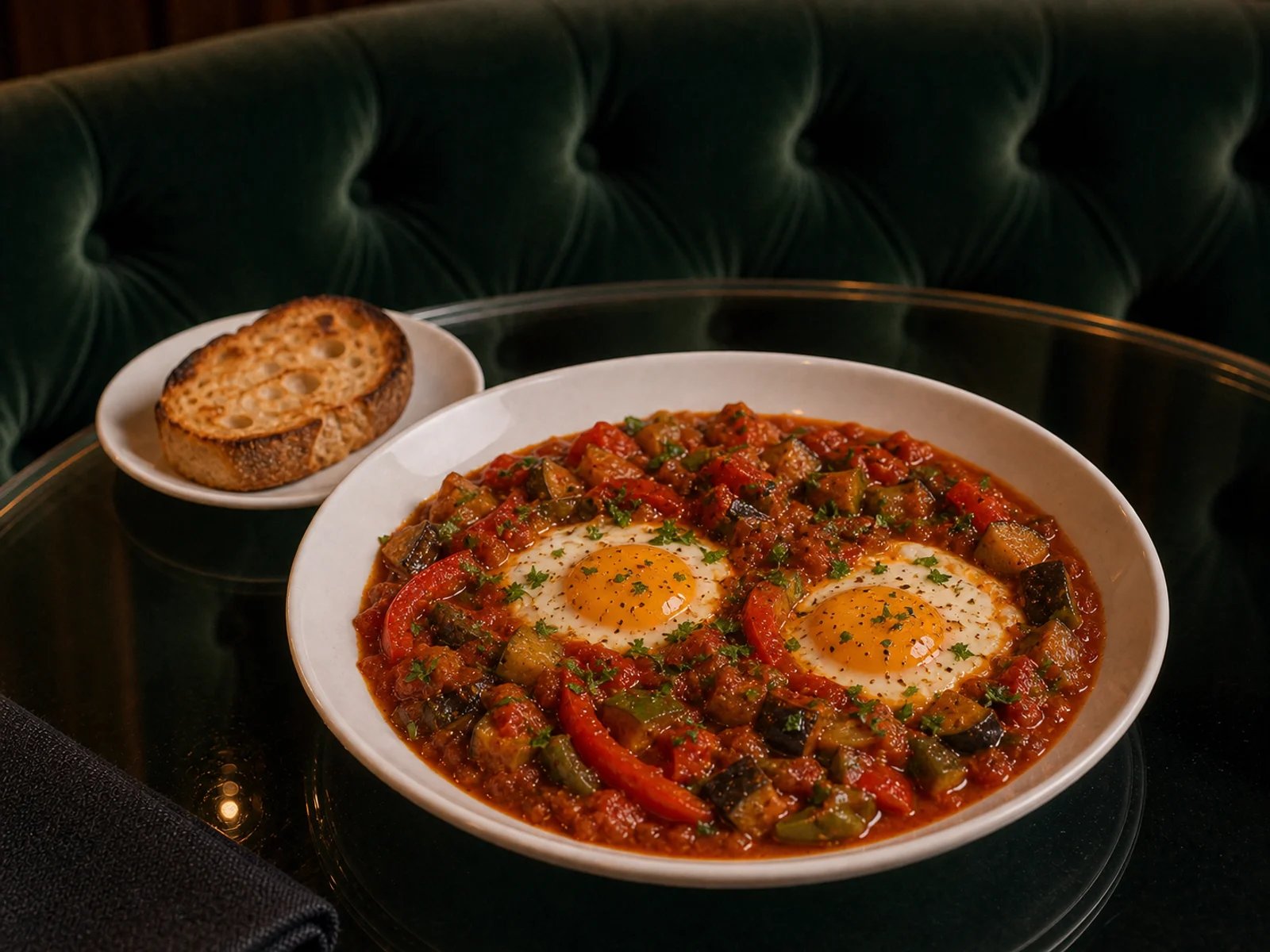 Pisto Con Huevos