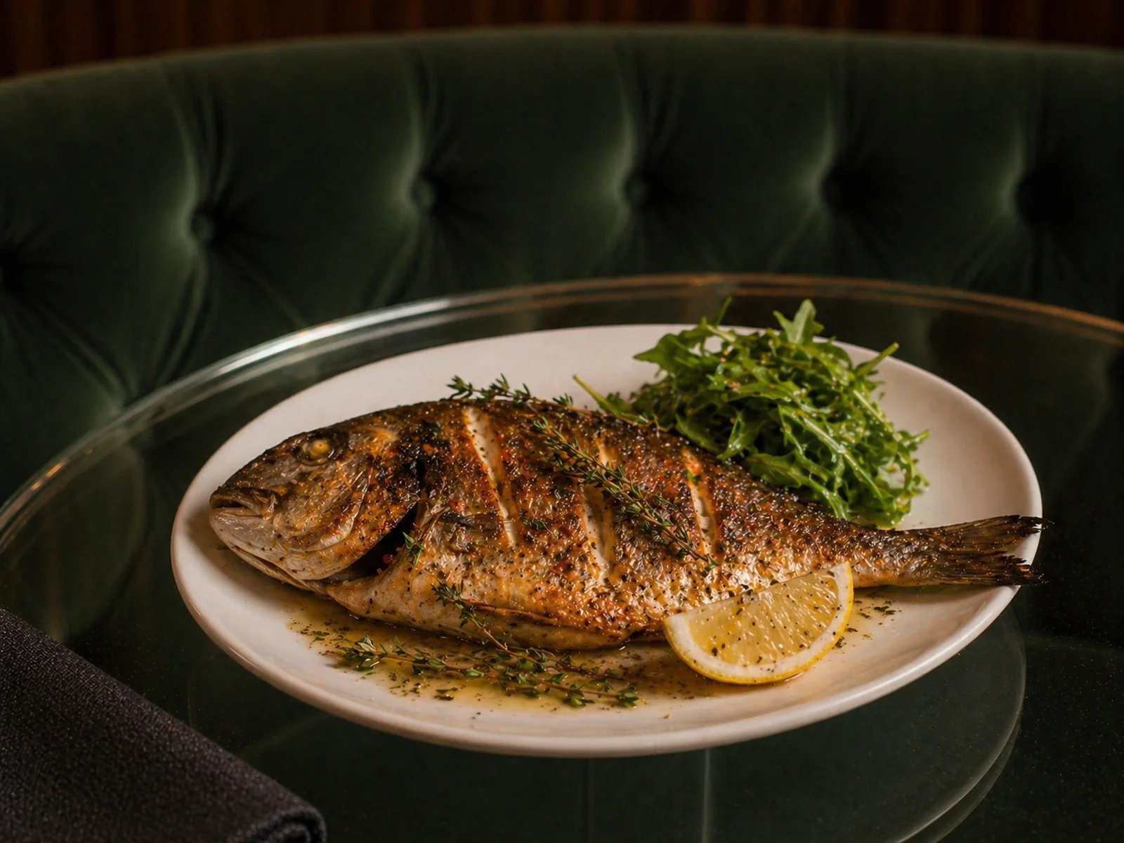 Thyme Grilled Sea Bream