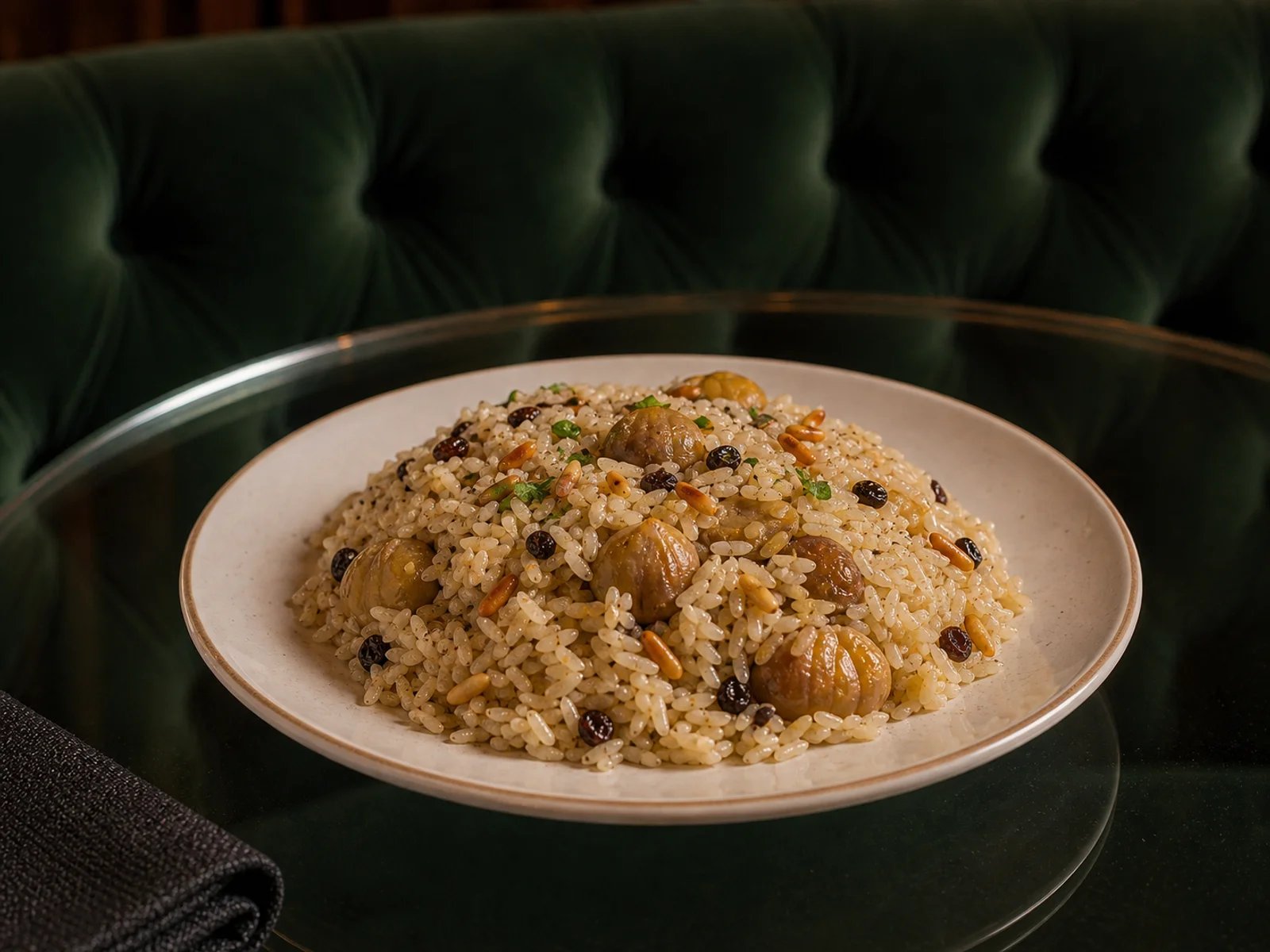 Chestnut Rice Pilaf