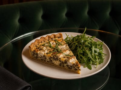 Mercimekli Keçi Peynirli Tart