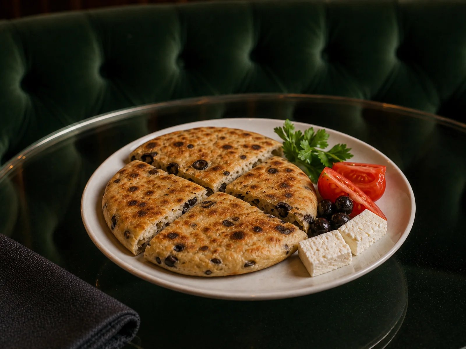Soke Sourdough Olive Bazlama