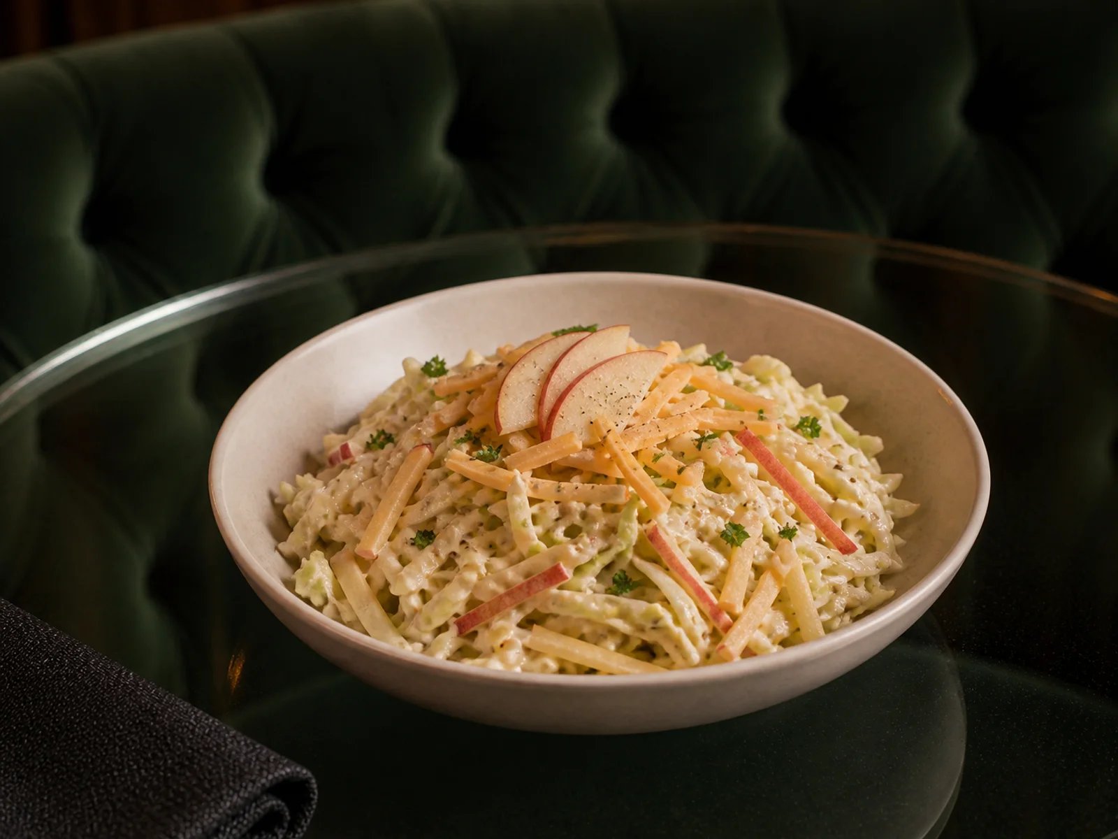 Apple Cheddar Slaw