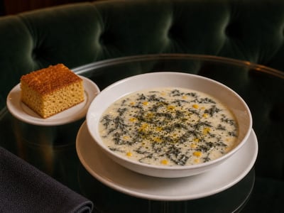 Karalahana Mısırlı Ayran Çorbası