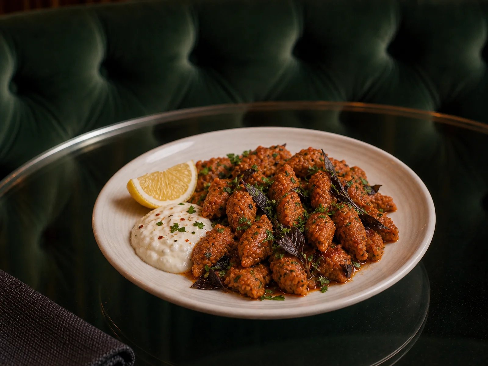 Diyarbakir Bulgur Dumplings with Basil