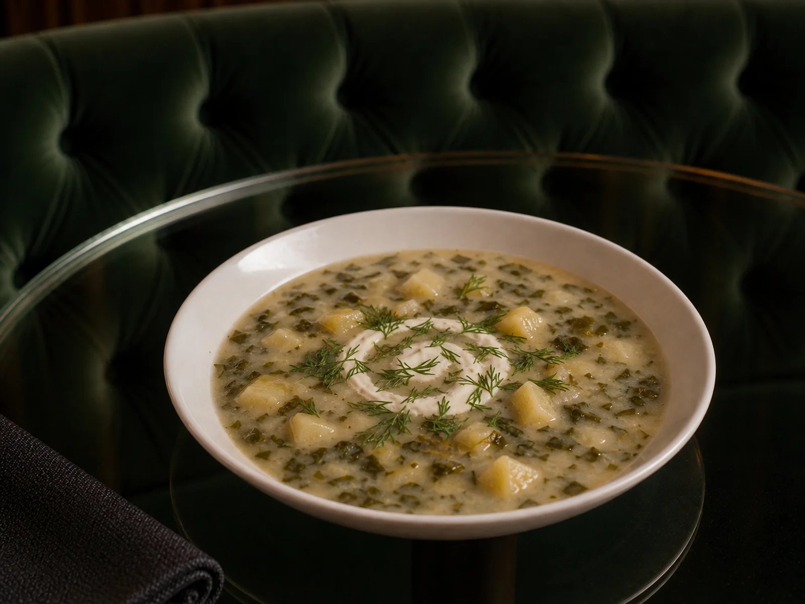 Potato Soup with Sorrel