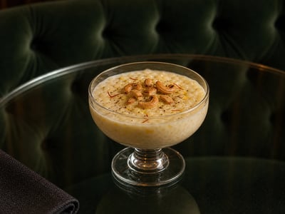 Safranlı Kaju Kheer Kup