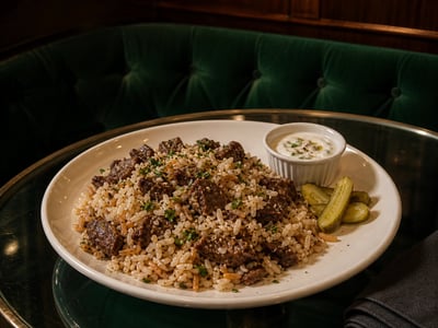 Kavurmalı Pilav
