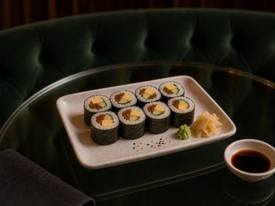 Kanpyo Yumurta Salatalık Maki