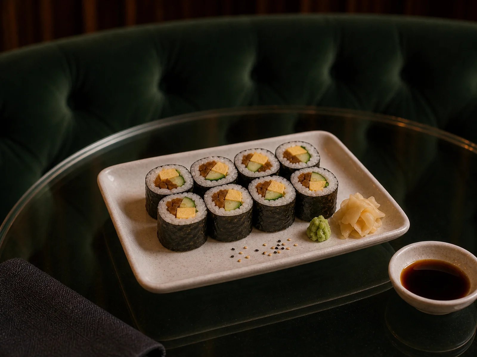 Kanpyo Egg Cucumber Maki