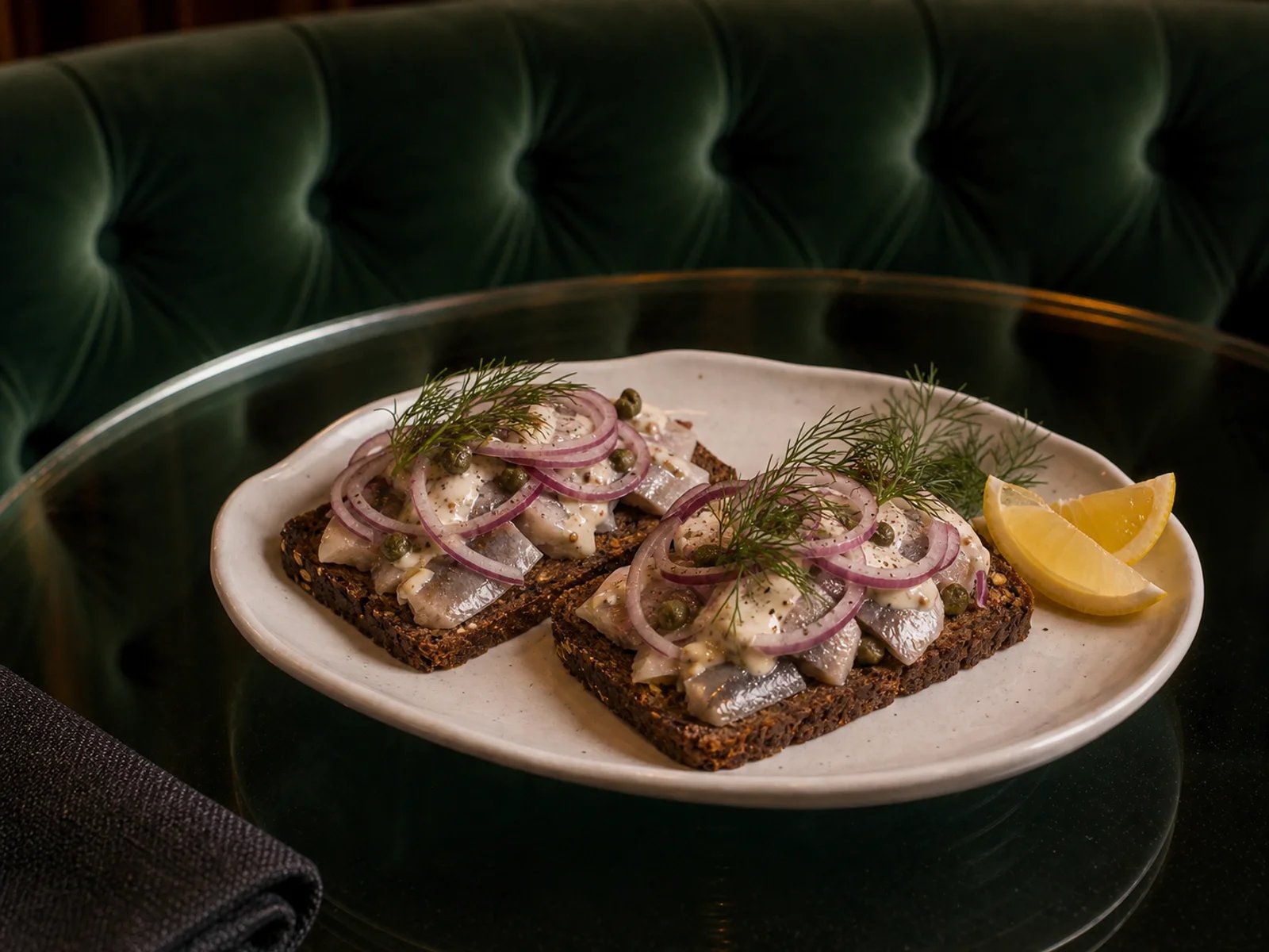 Copenhagen Herring Smorrebrod