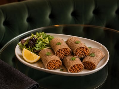 Addis Ababa Mercimekli Injera Rulosu