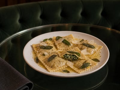 Ricotta Ispanaklı Ravioli