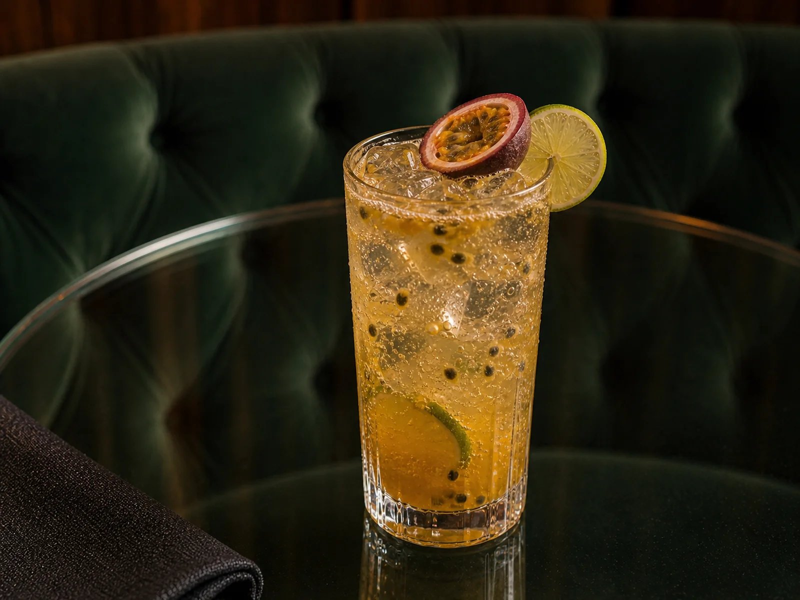 Peruvian Passionfruit Pisco Spritz
