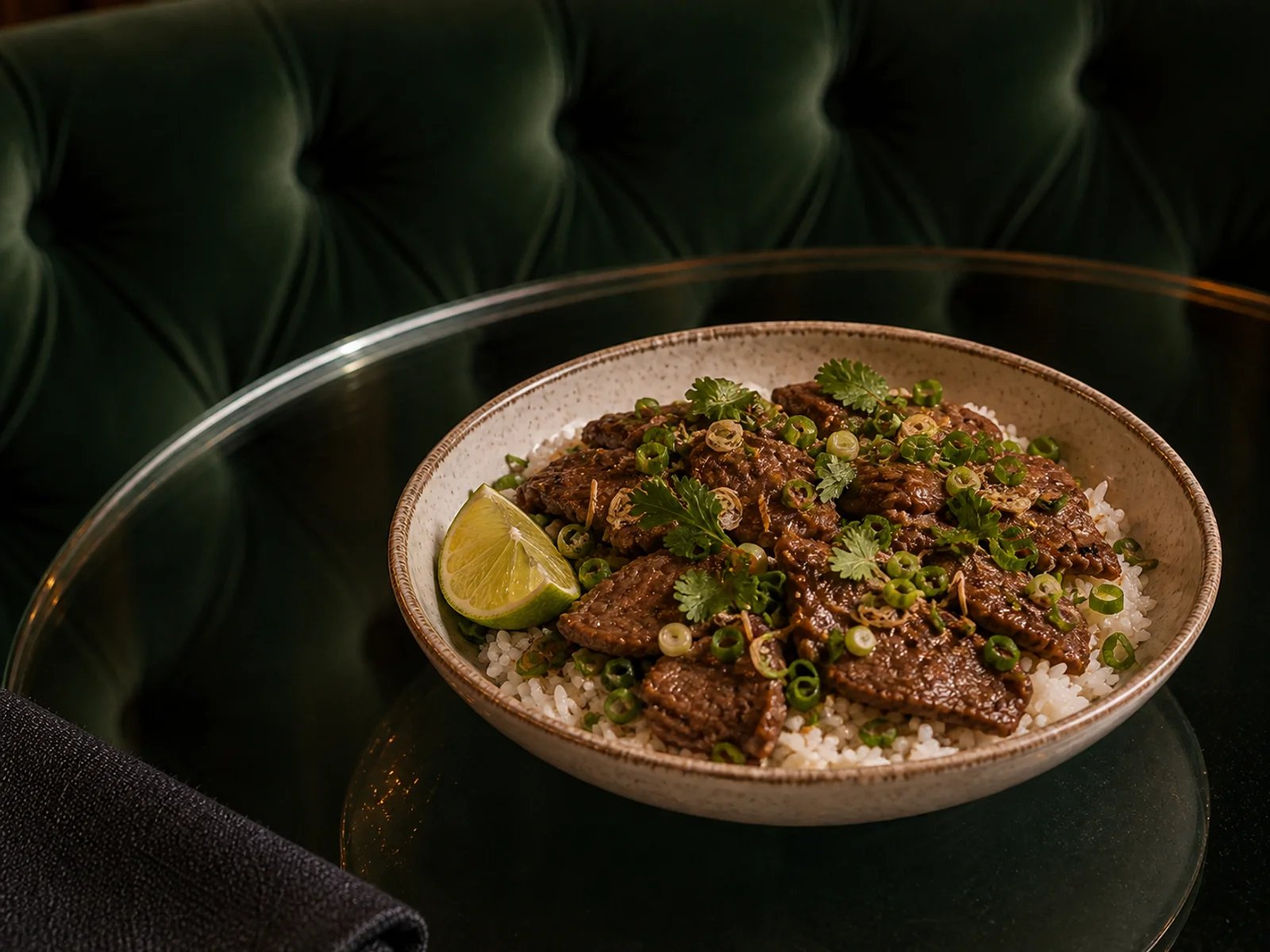Lemongrass Beef Rice Bowl