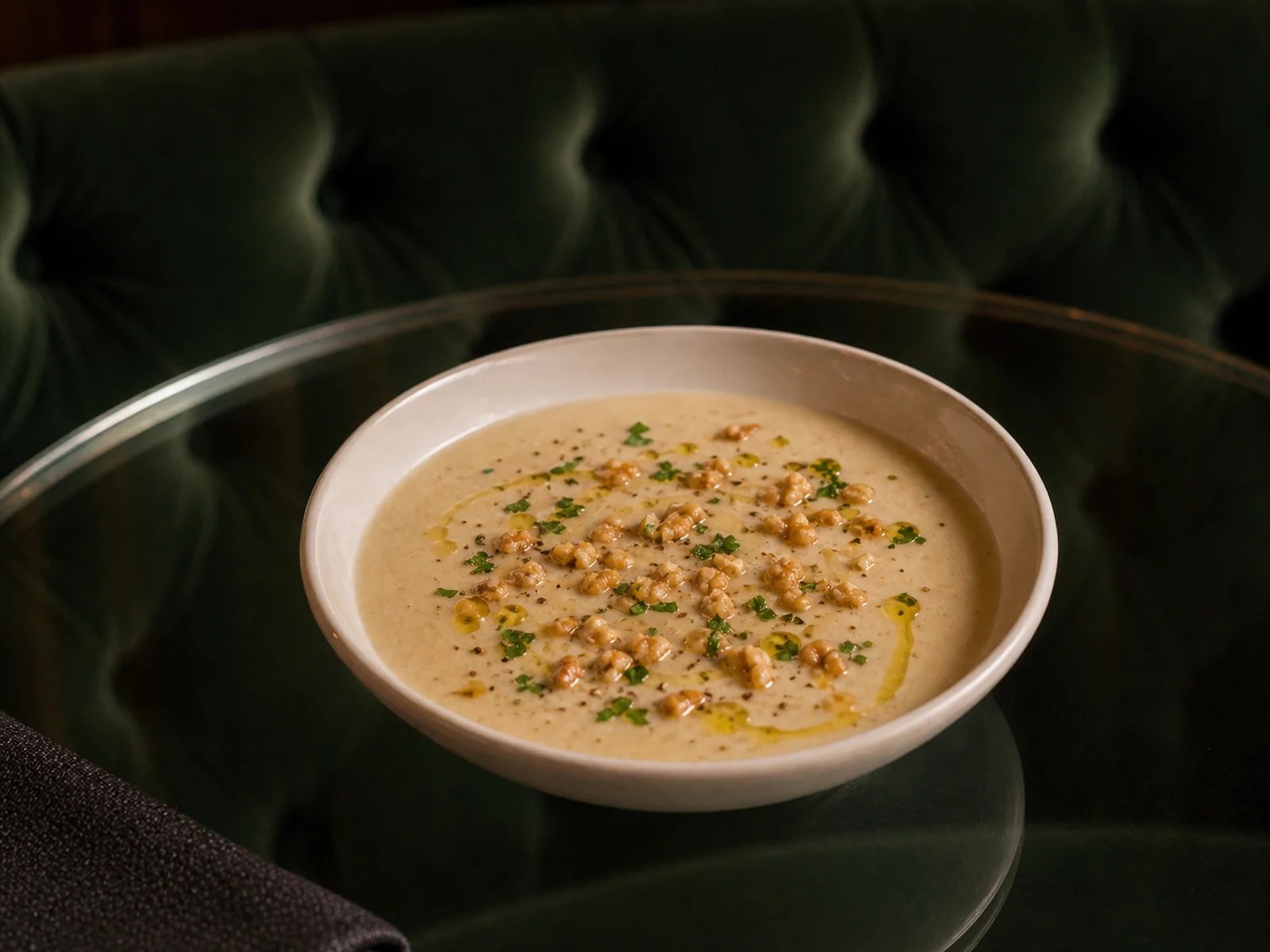 Bilecik Potato Soup with Walnuts