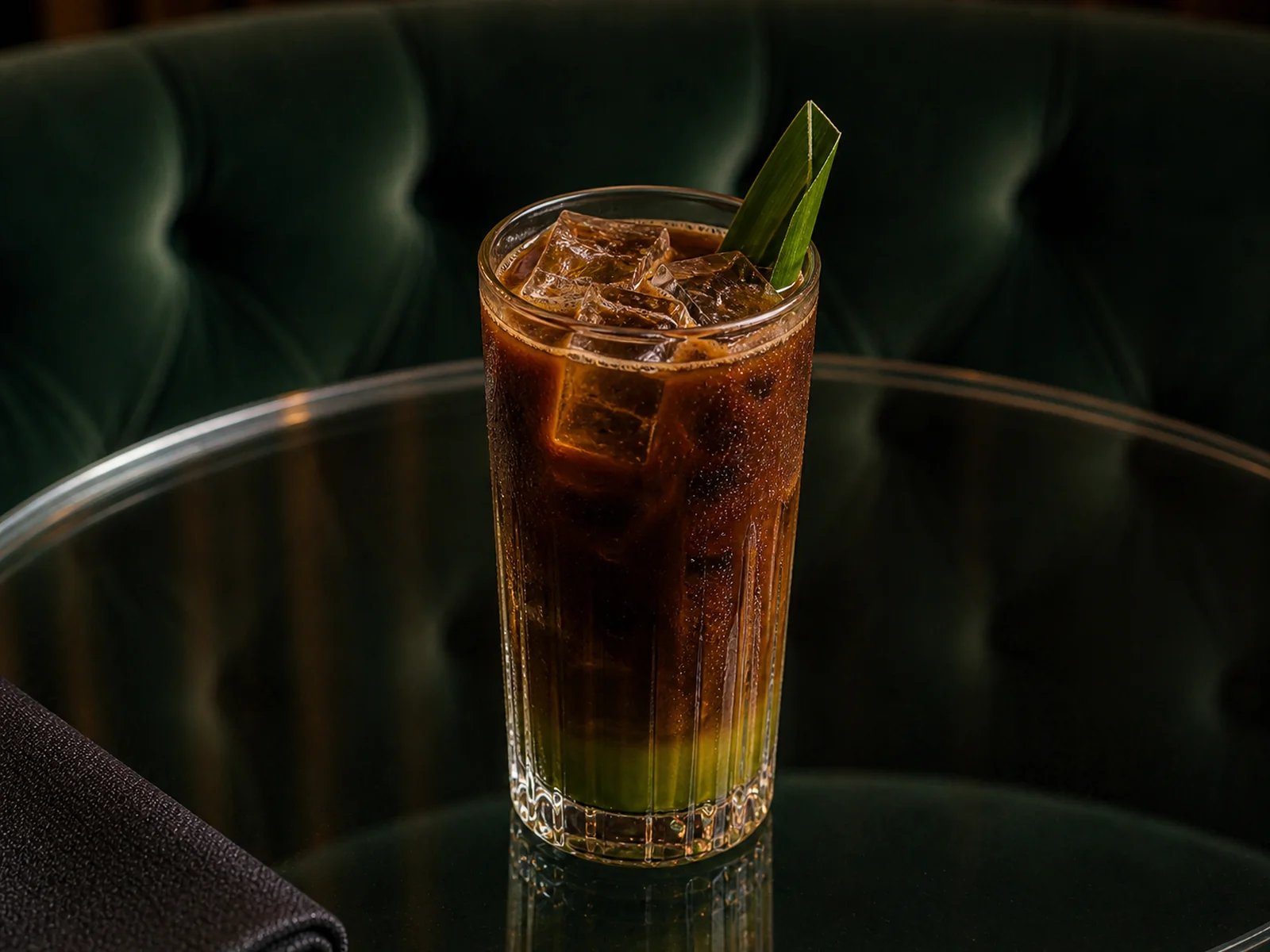 Iced Pandan Coffee