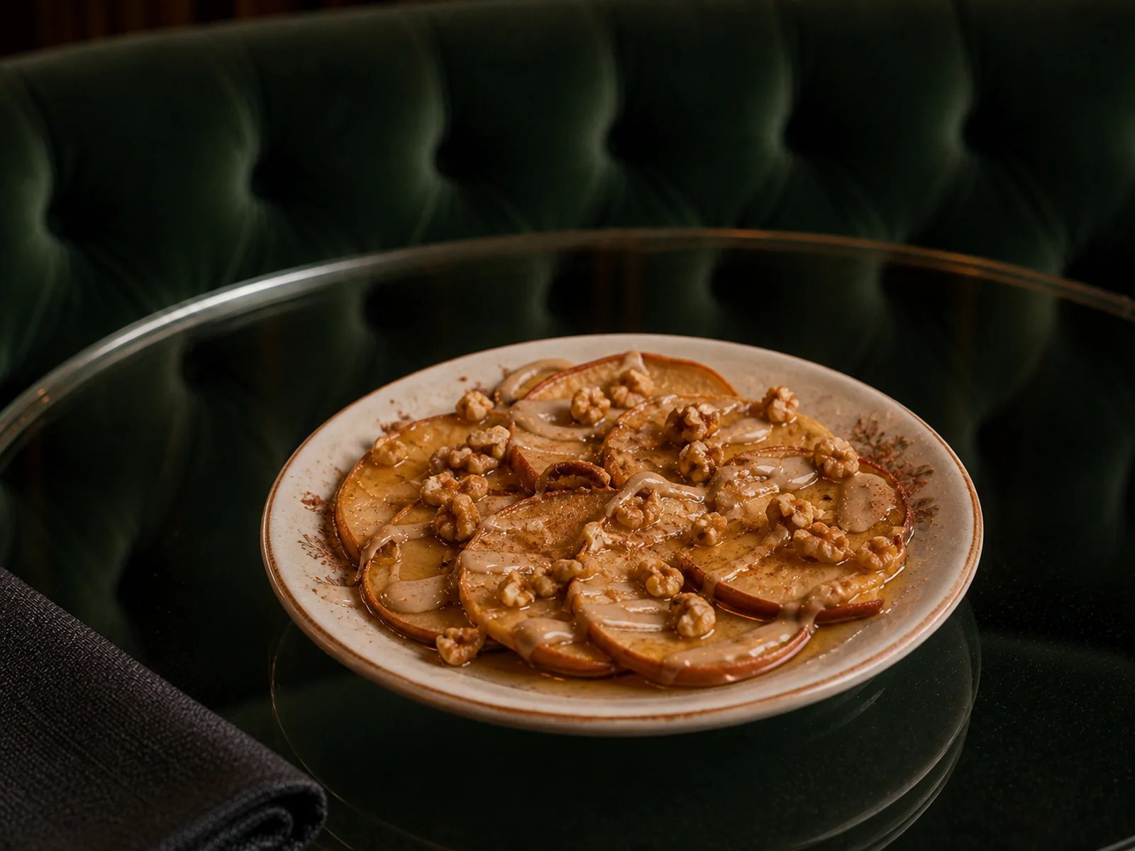 Nigde Baked Dried Apples with Tahini