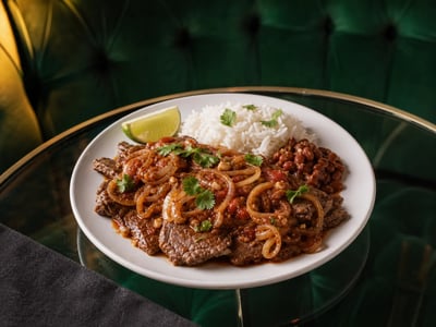 Bistec Encebollado