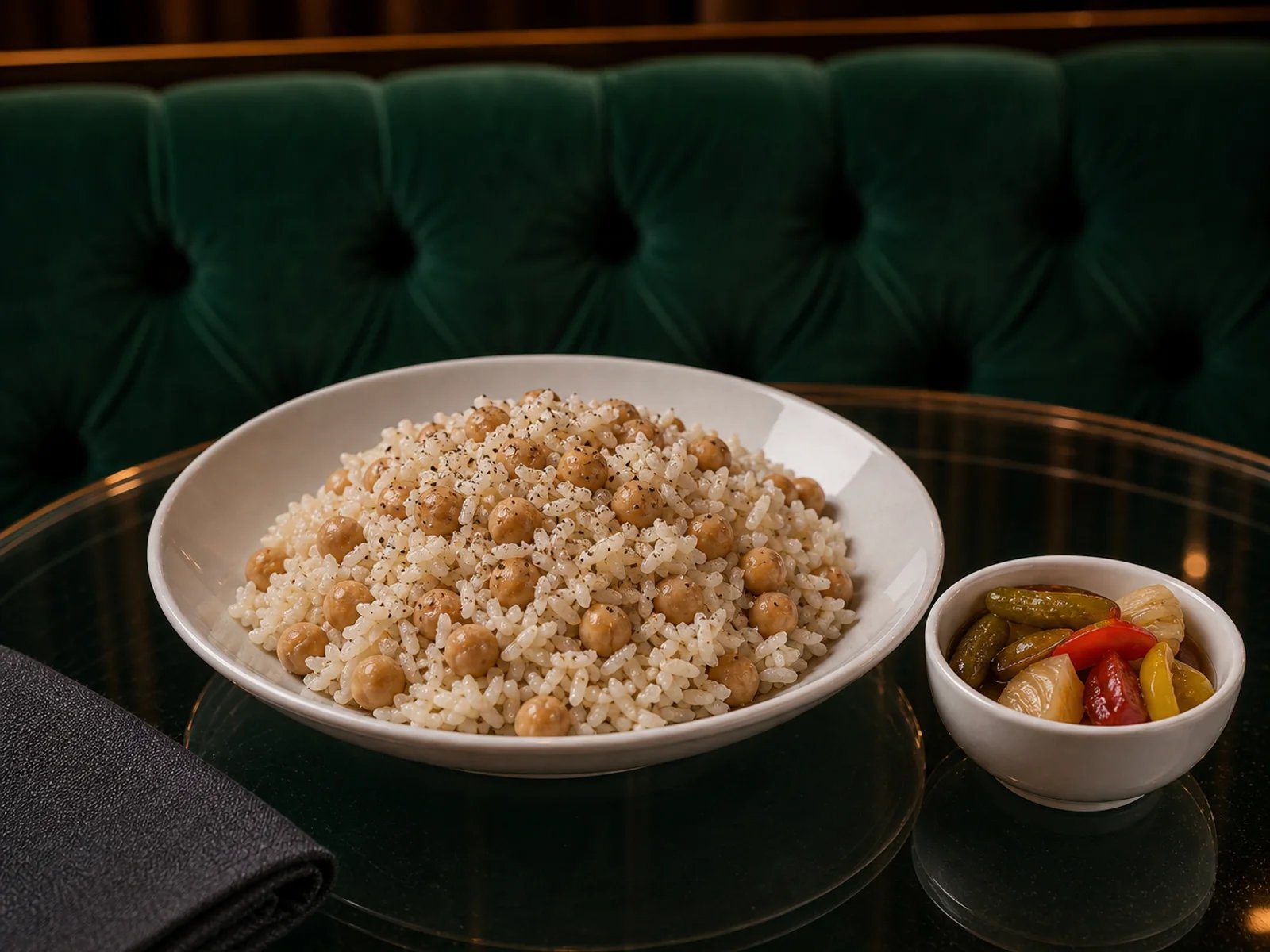Turkish Street Rice with Chickpeas