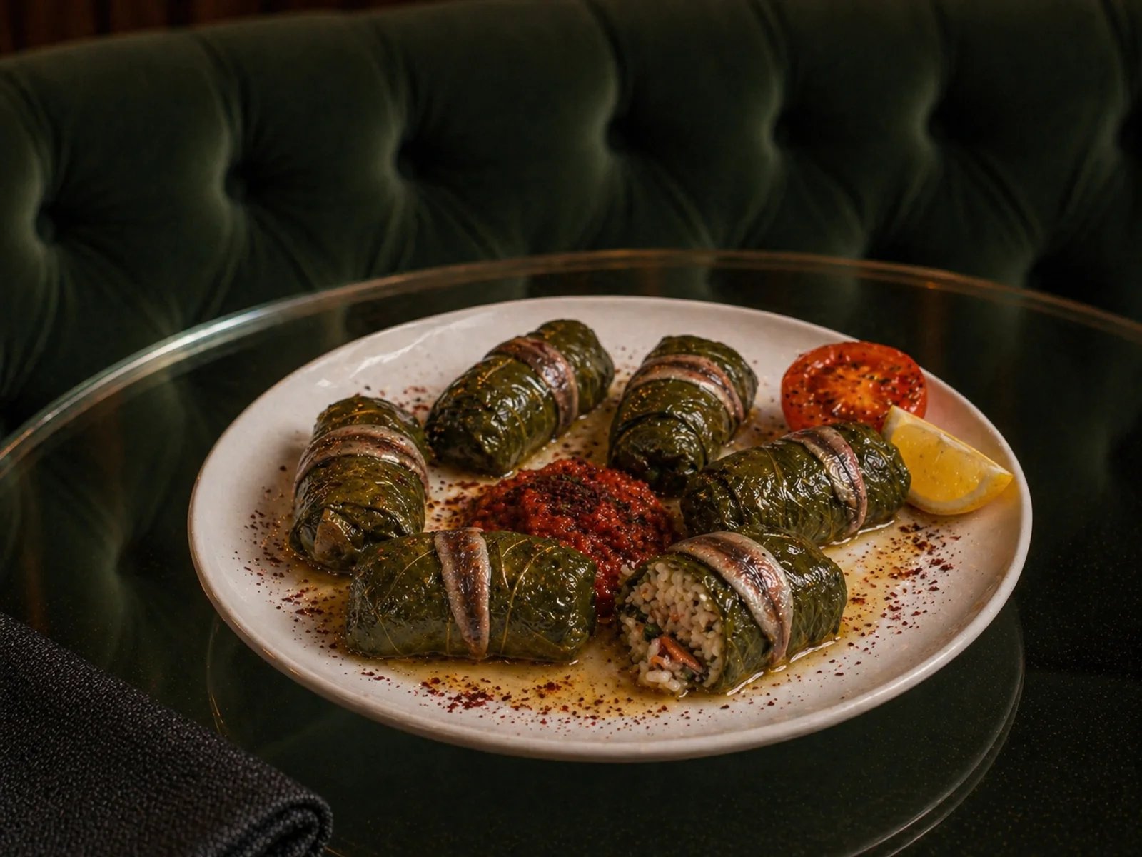 Swiss Chard Rolls with Anchovy