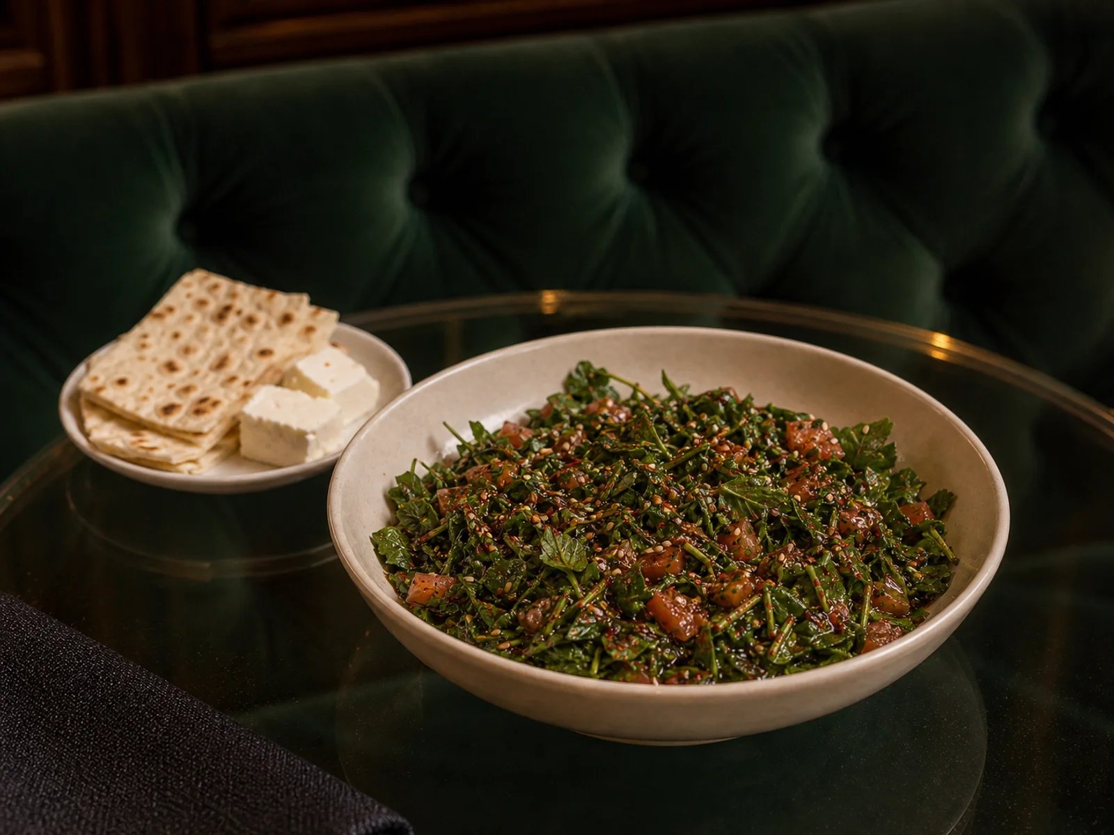Granatapfel-Zahter-Salat