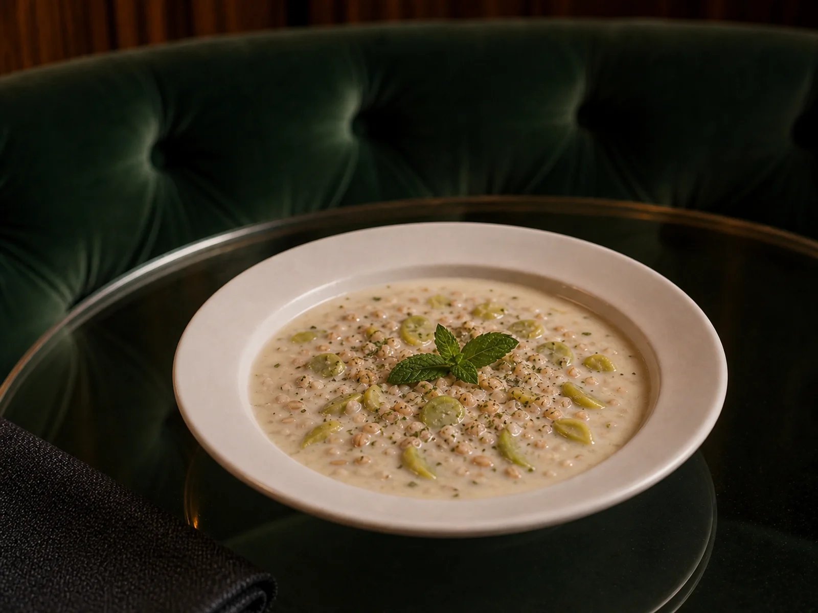 Green Almond Soup