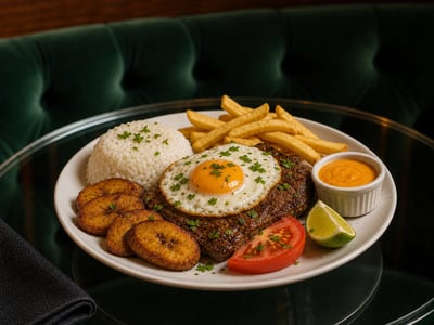 Bistec a lo Pobre