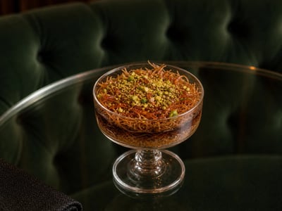 Pekmezli Fıstıklı Kadayıf Kup