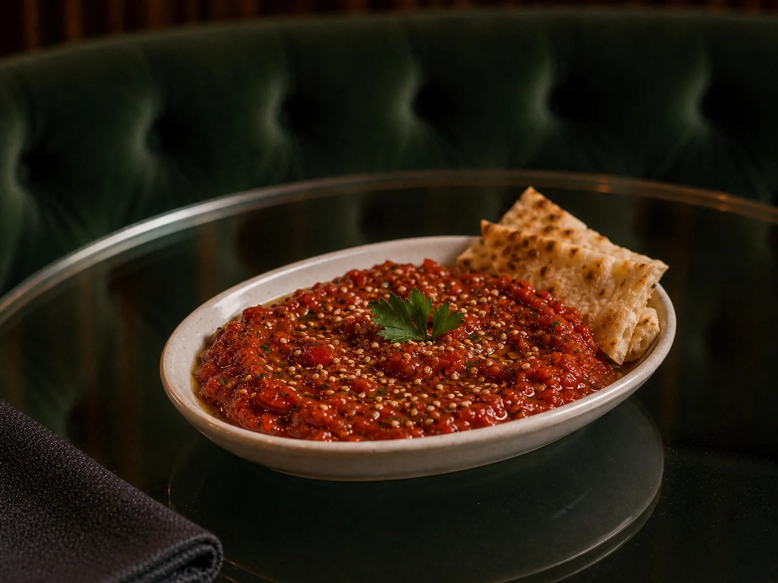 Roasted Pepper Mash with Sesame