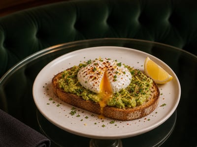 Melbourne Avokadolu Yumurtalı Tost