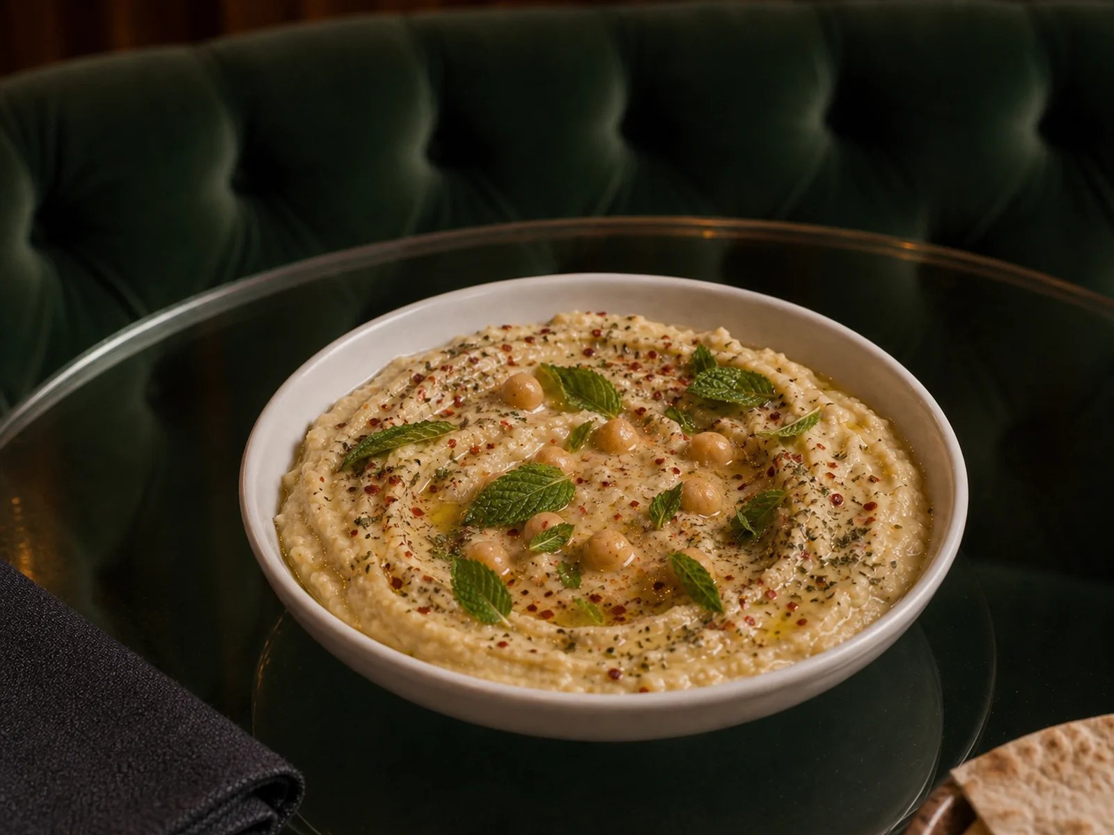 Mersin Hummus Bowl with Potato and Mint