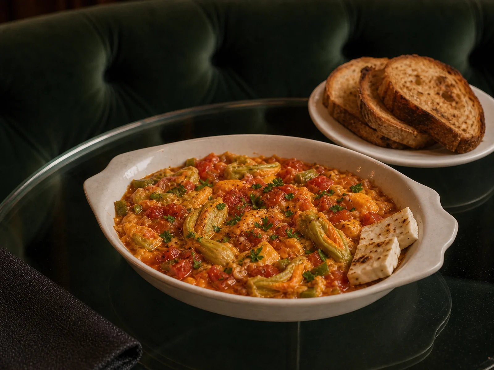 Zucchini Blossom Menemen