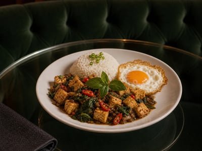 Pad Kra Pao Tofu