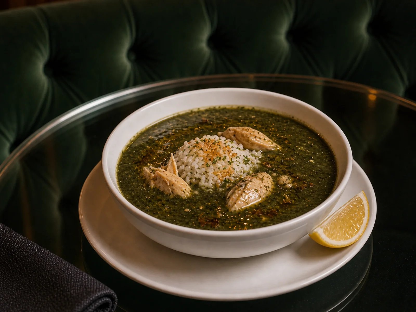 Cairo Chicken Molokhia