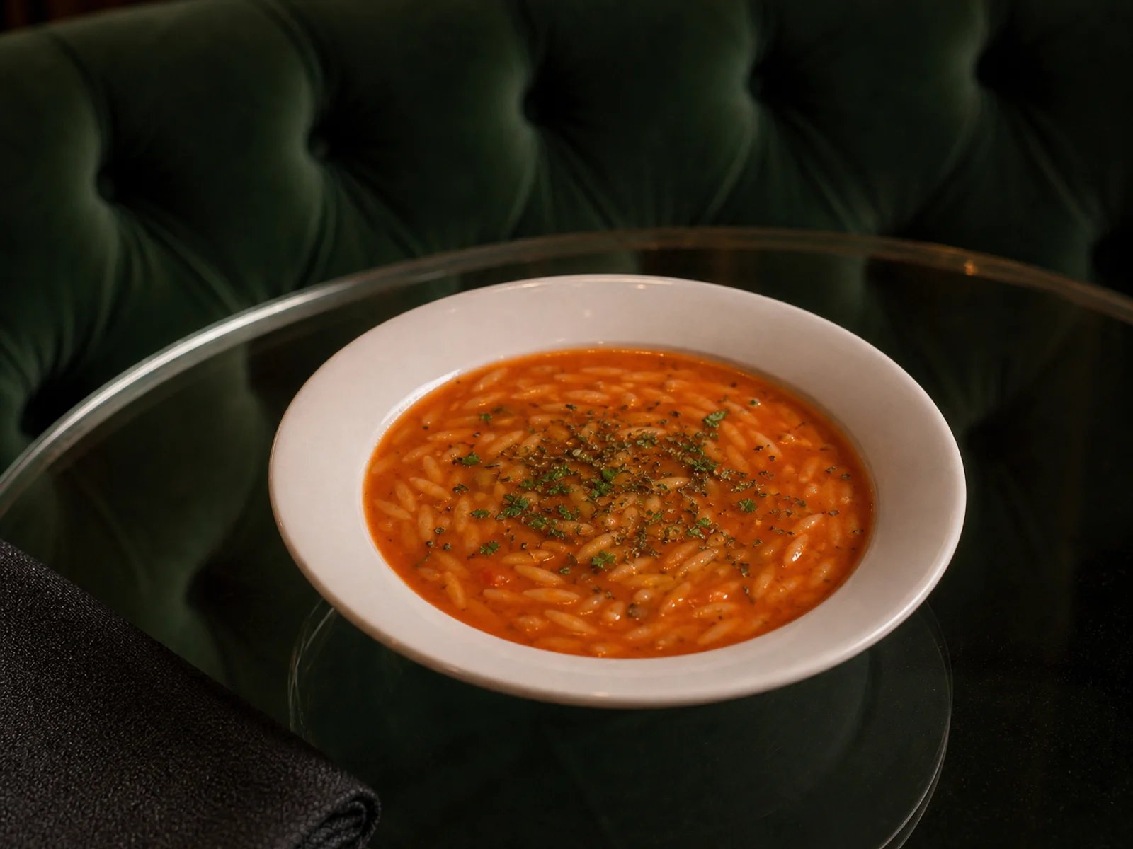Tomato Orzo Soup