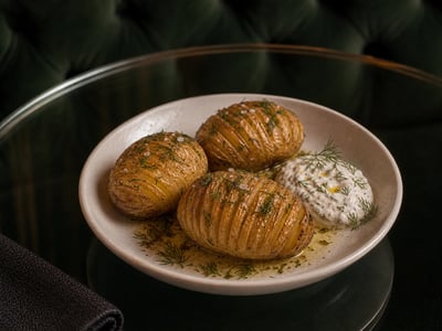 Hasselback Potatis