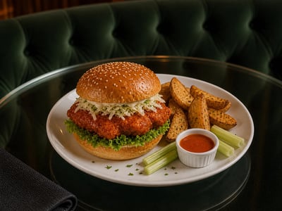 Buffalo Tavuk Burger